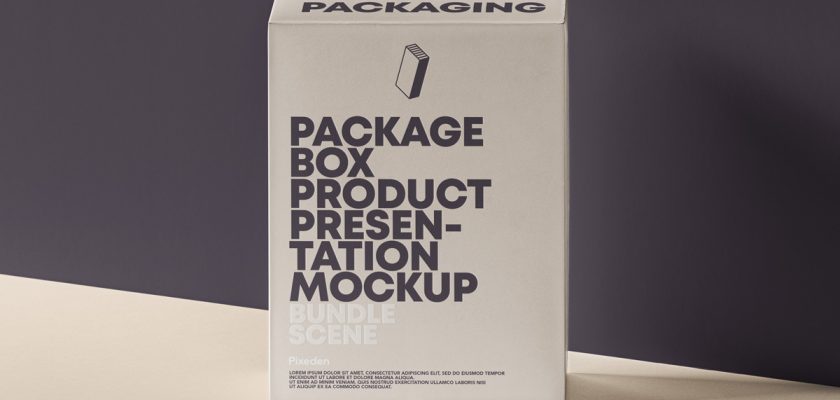 Product Packaging Box Mockup
