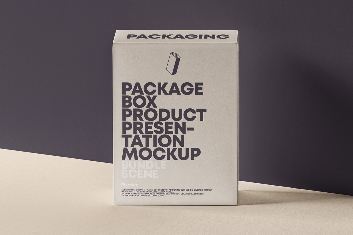 Product Packaging Box Mockup - Free Mockup Download