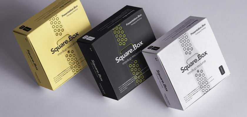 Download Square Packaging Boxes Mockup - Free Mockup Download