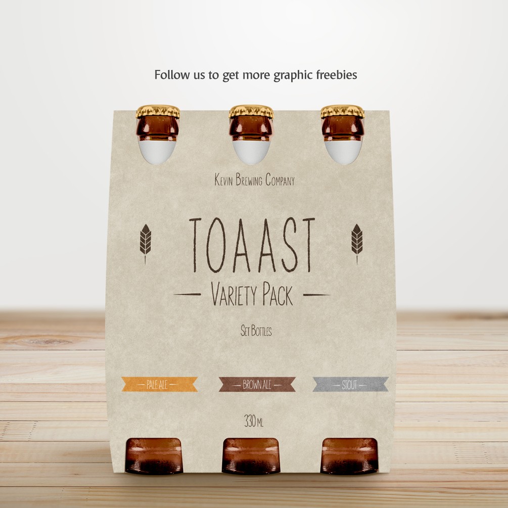 Free Beer Pack Mockup - Free Mockup Download