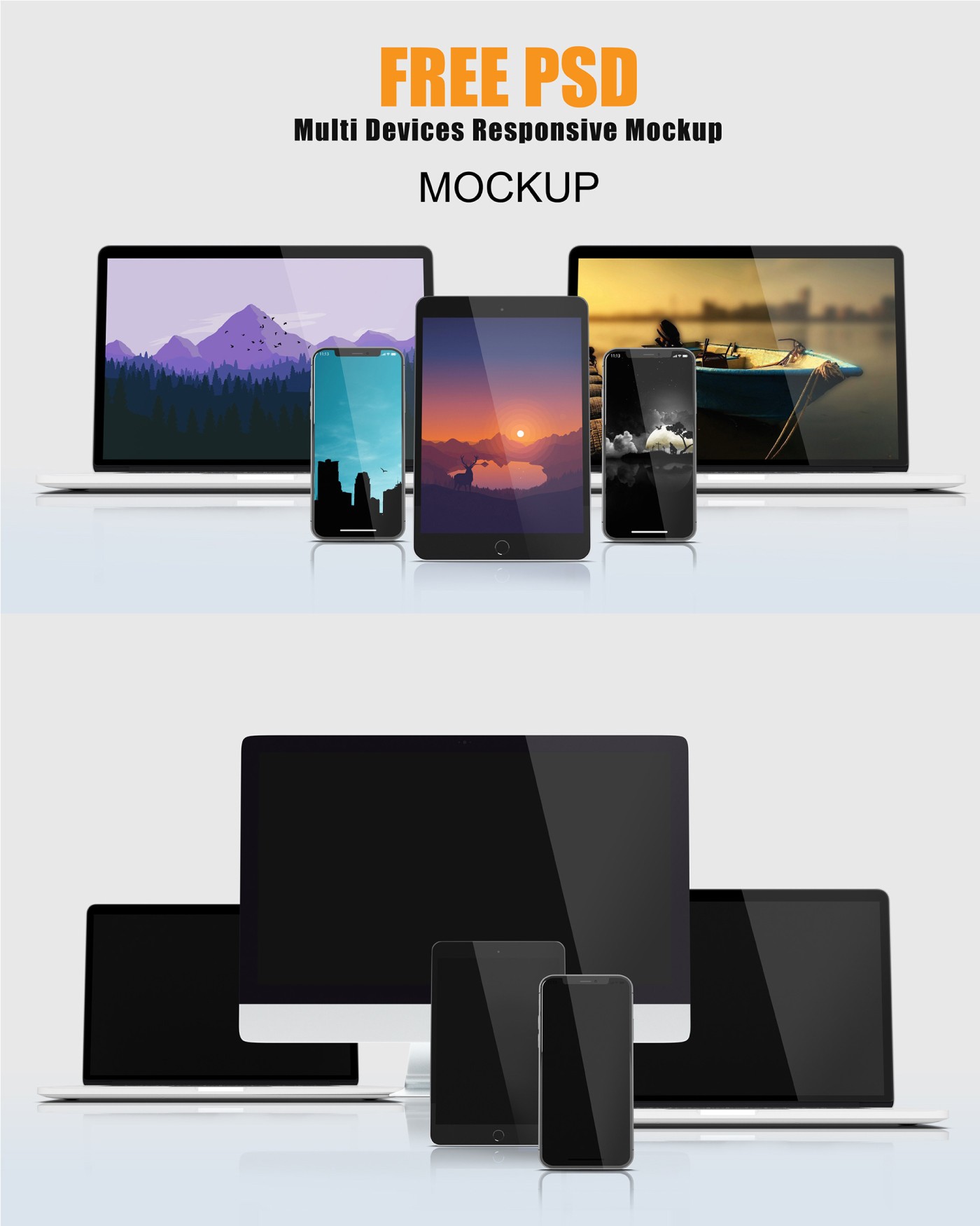 Multi Devices Responsive Mockup