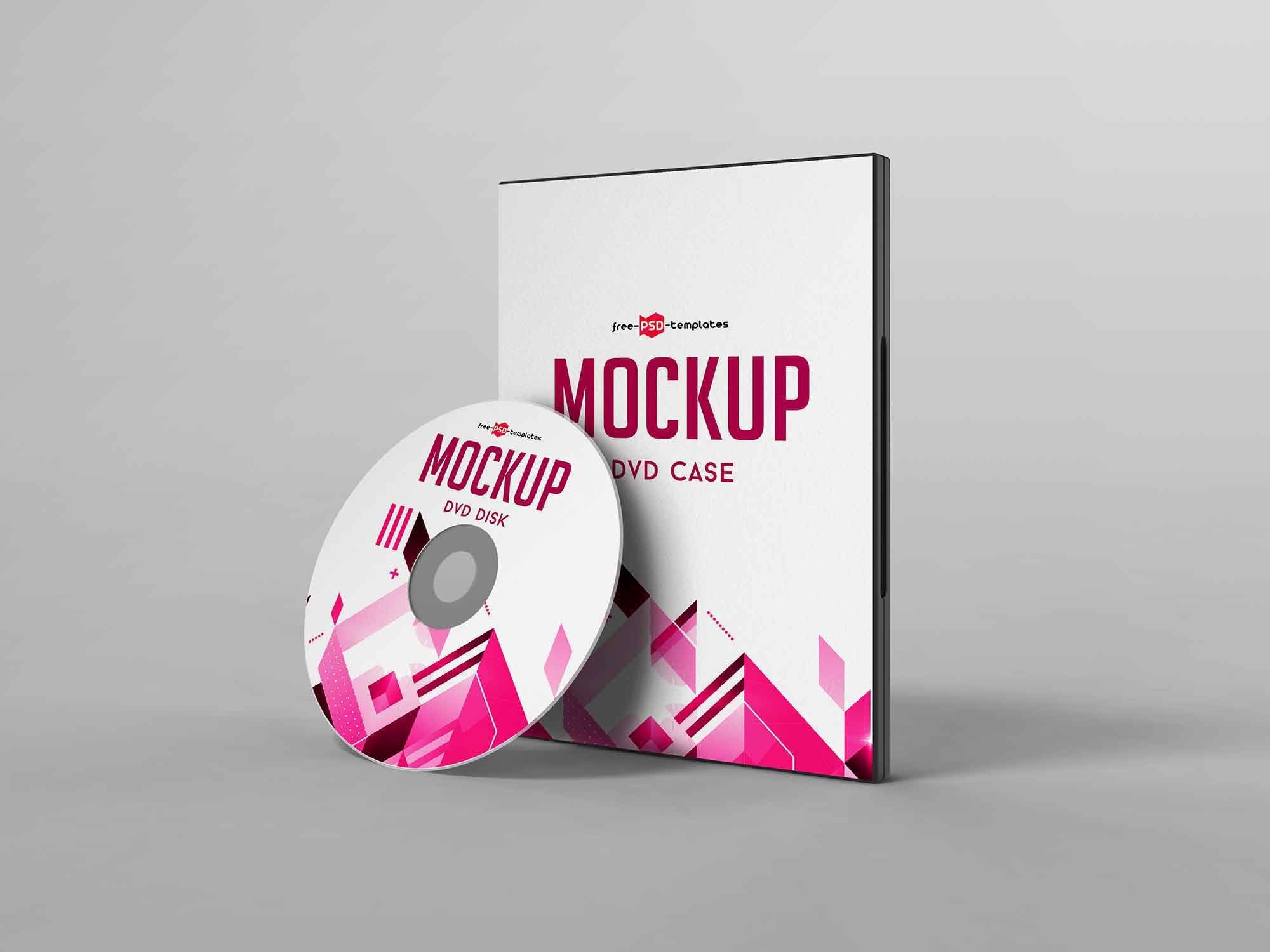 Free DVD Case Mockup