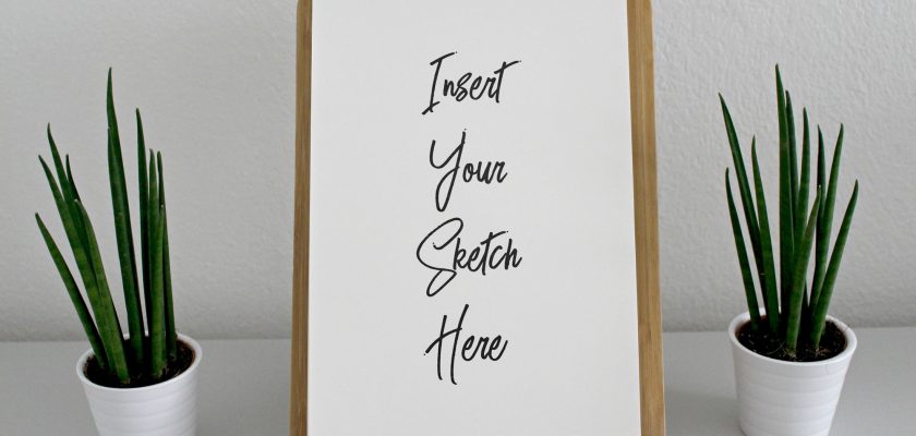 Free Sketchbook Mockup