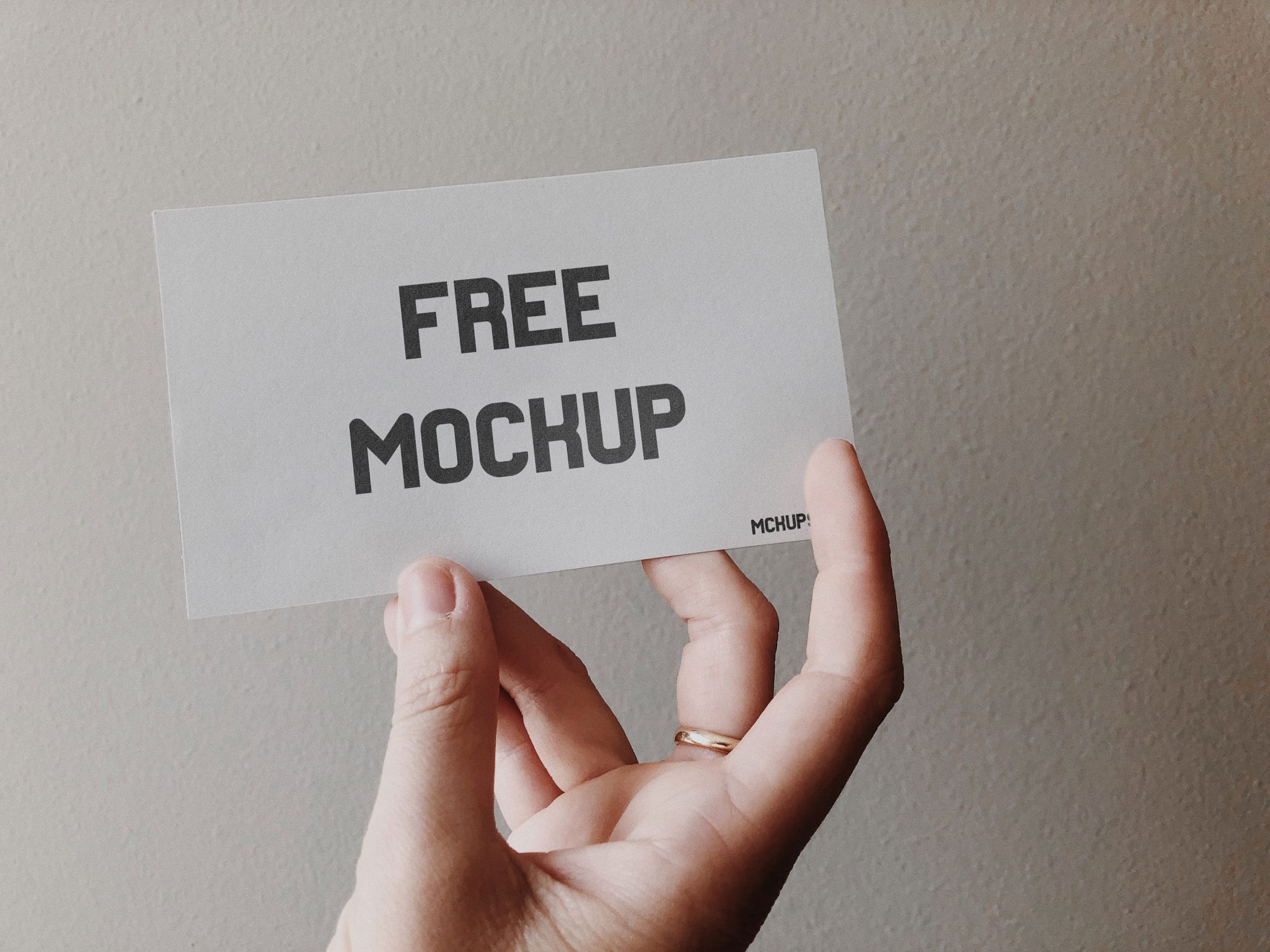 Download Free Business Card Mockup - Free Mockup Download