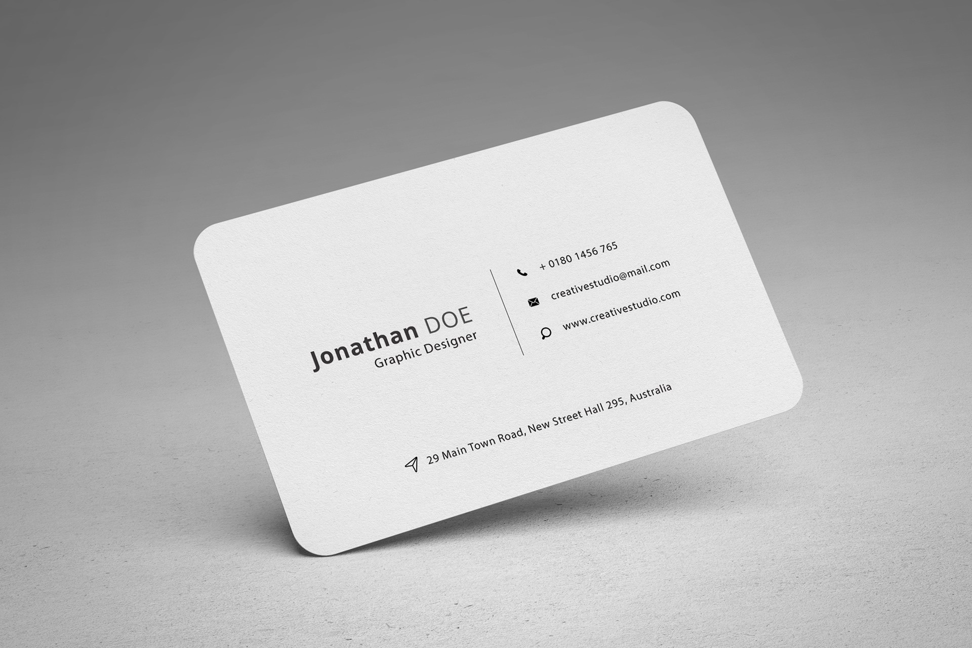 Download Professional Business Card Free PSD - Free Mockup Download