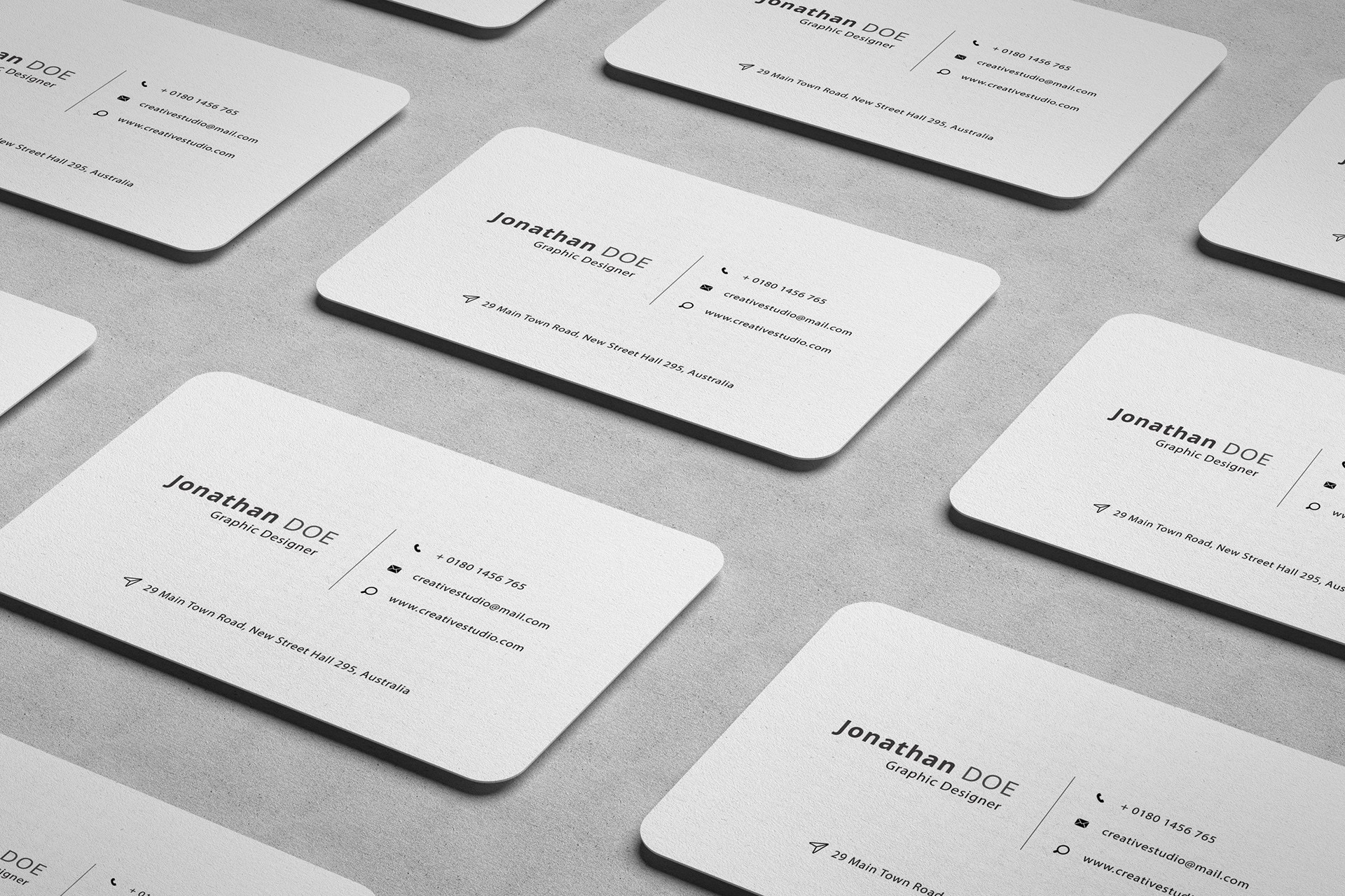 Professional Business Card Free PSD
