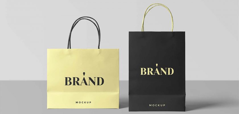 Shopping bag mockup