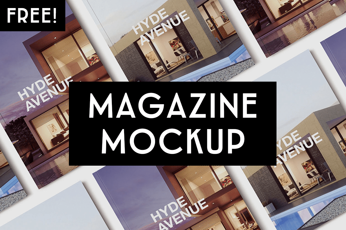 Download Free Magazine Mockup Free Mockup Download PSD Mockup Template