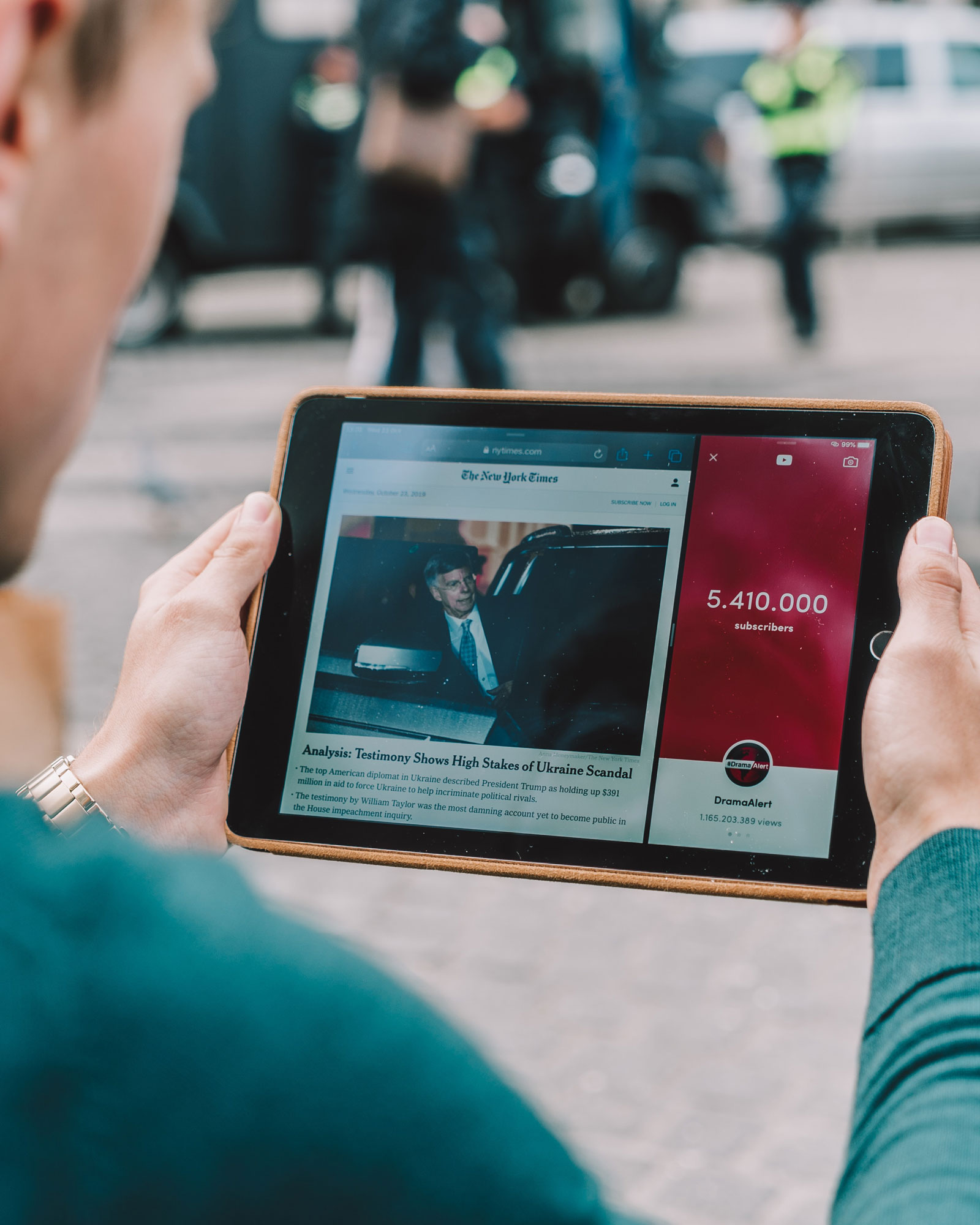 Download iPad in Hands Mockup - Free Mockup Download