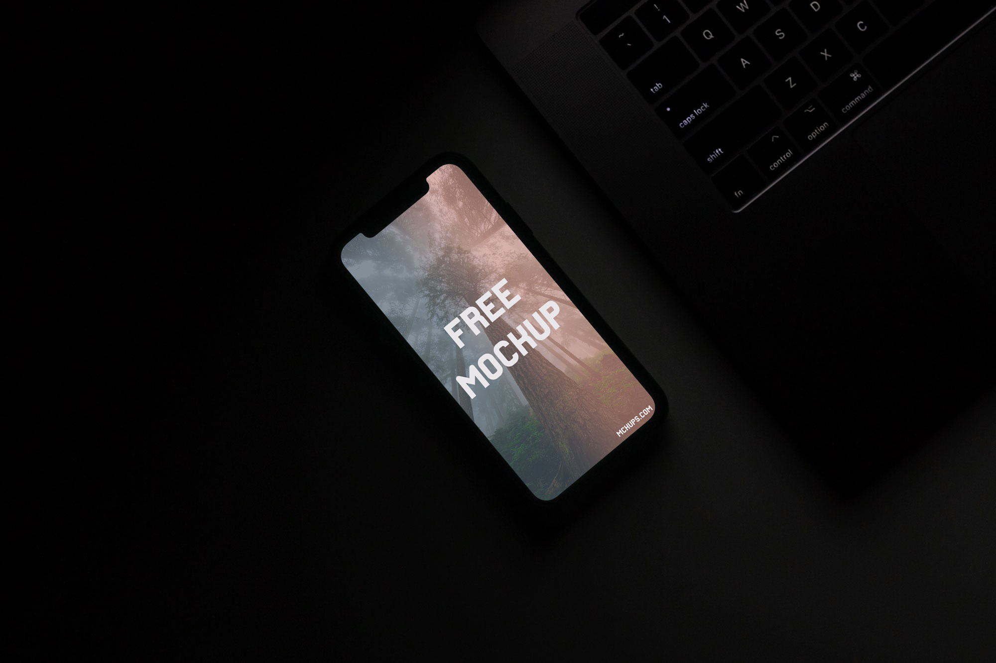 Dark iPhone Mockup