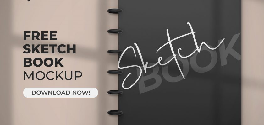 Free Sketchbook Mockup