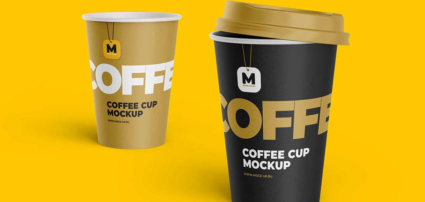 Download Disposable Tea and Coffee Cup Mockup - Free Mockup Download