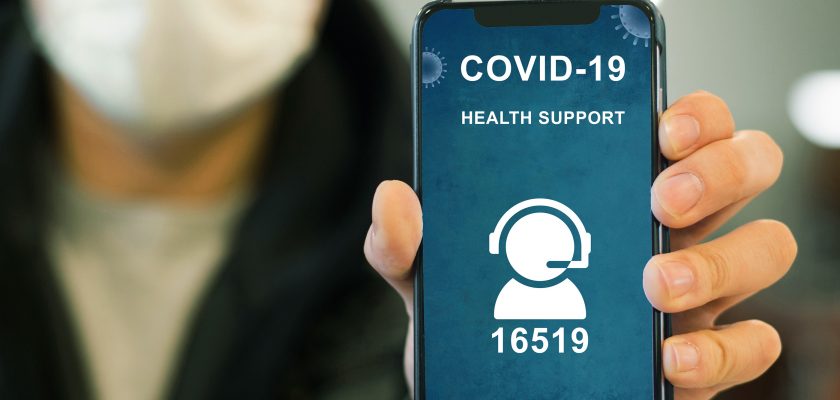 Corona Virus Help Center Mockup