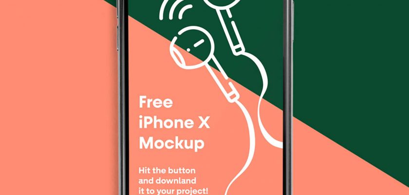 iPhone X PSD Mockup