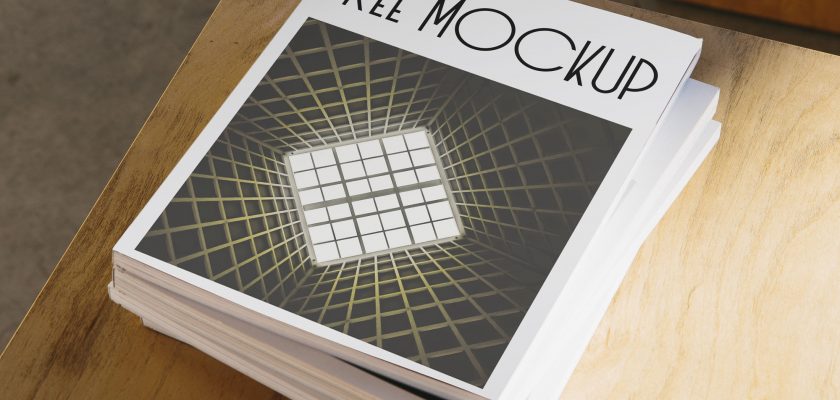 Free Magazine Cover Mockup