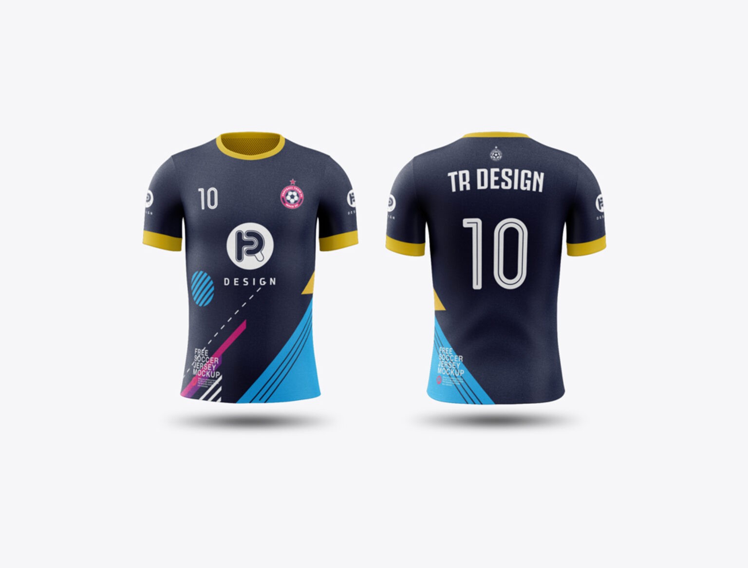 Free Soccer Jersey Mockup(Back View) on Behance