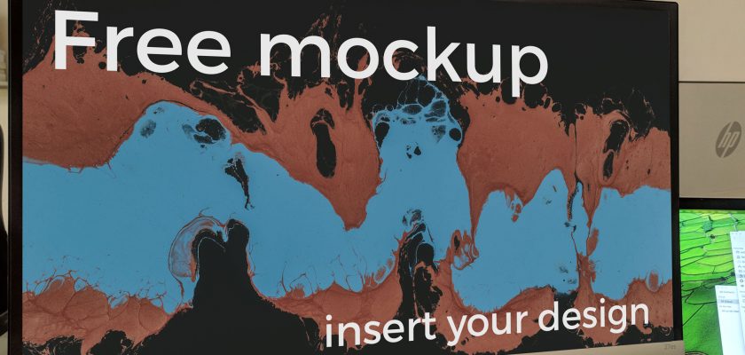 external display mockup