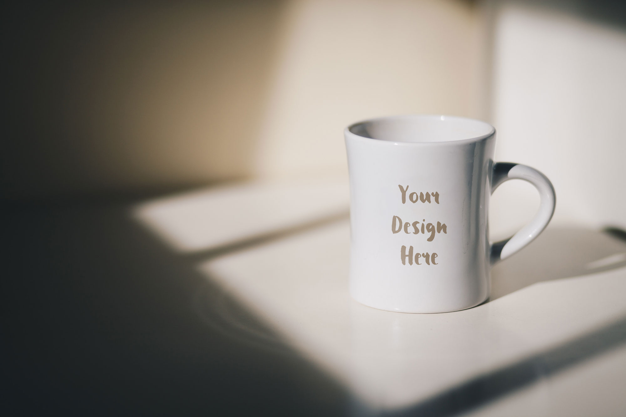 Visqueux texte Poignarder coffee mug mockup insérer Fier parcelle