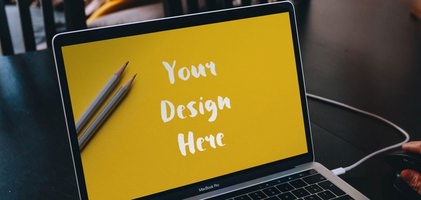 mac book pro mockup psd