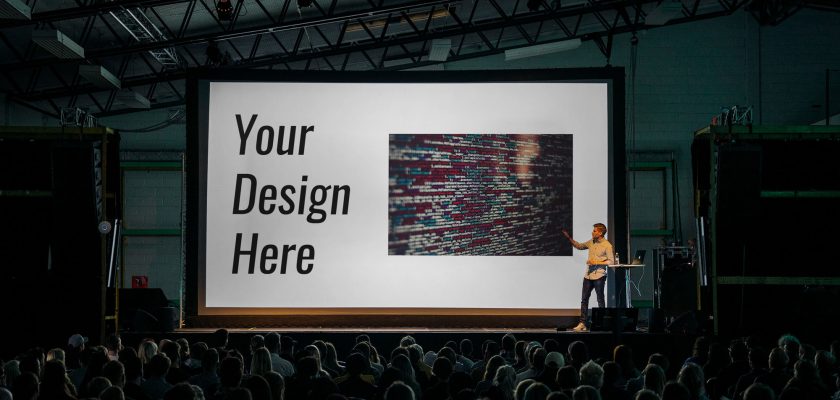 presentation slide mockup