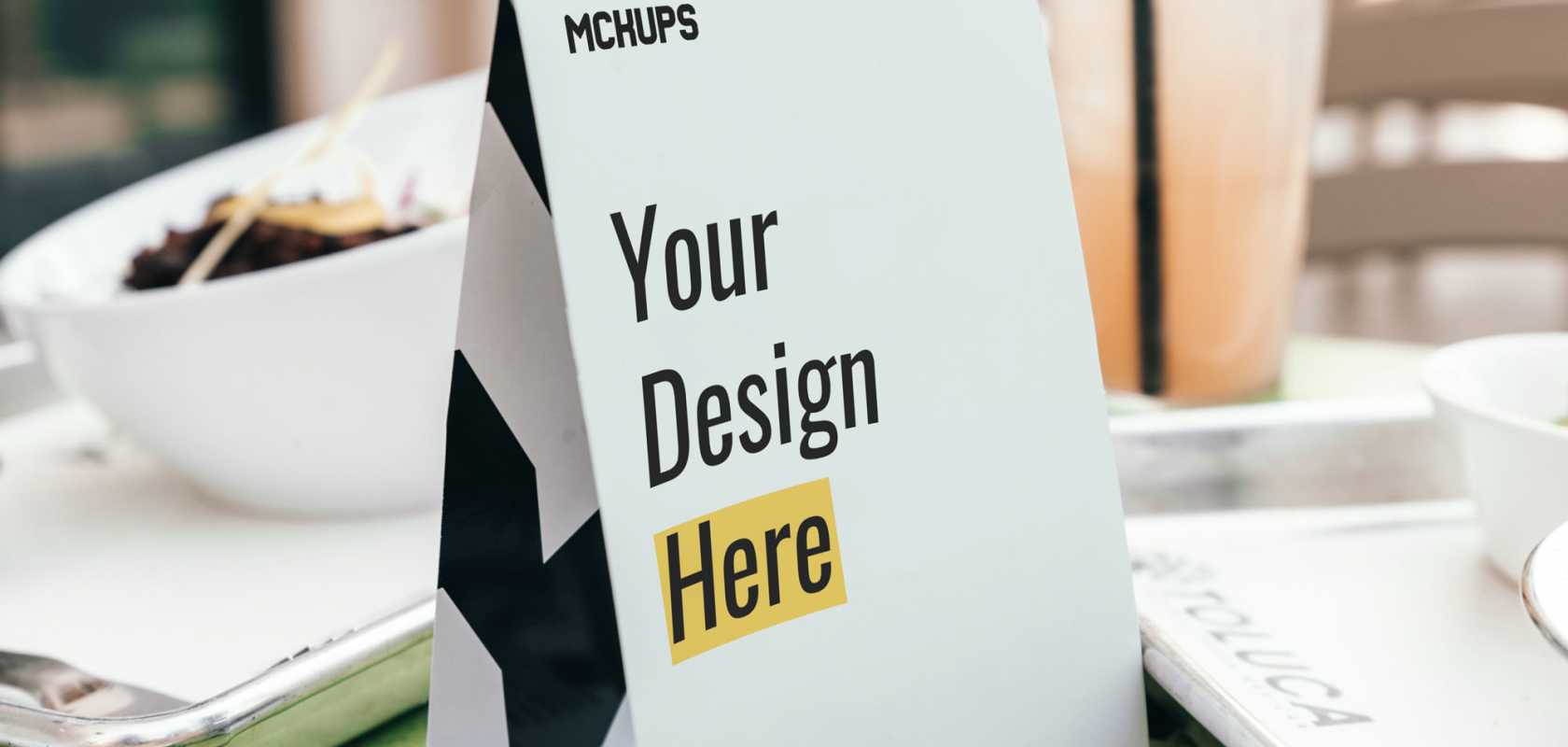 Download Table Tent Mockup - Free Mockup Download