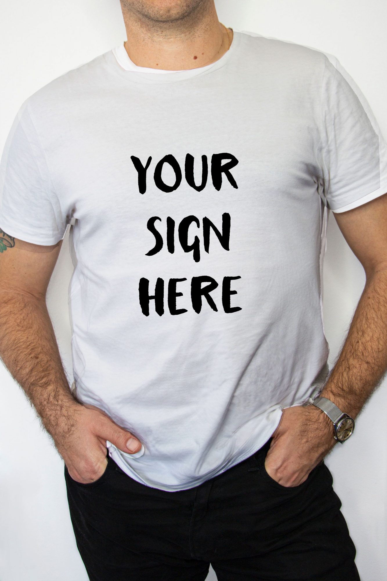 Download White T Shirt Mockup Free Mockup Download