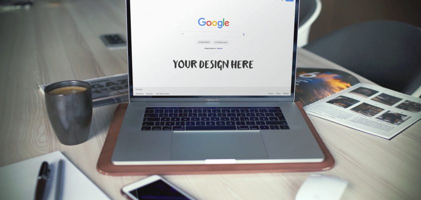 macbook pro website mockup