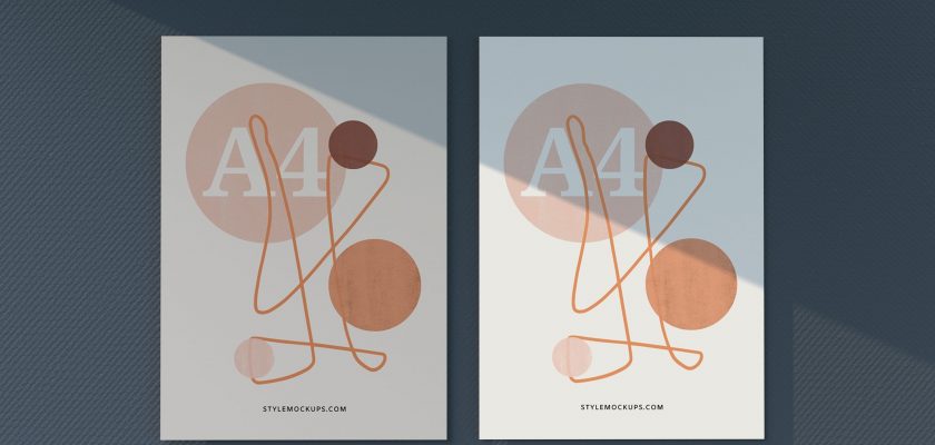 Free A4 Paper Letterhead / Flyer Mockup