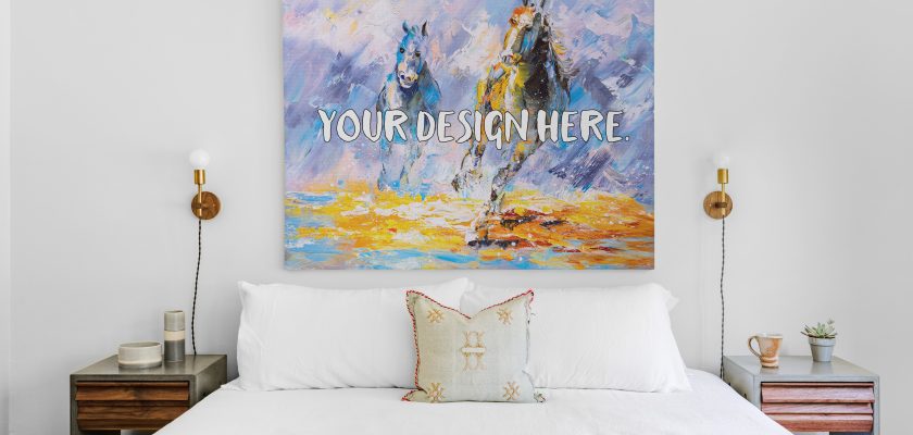 canvas art mockup