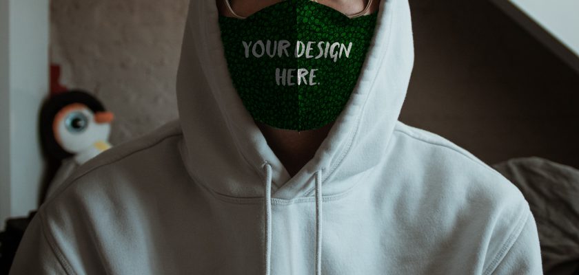 free mask mockup
