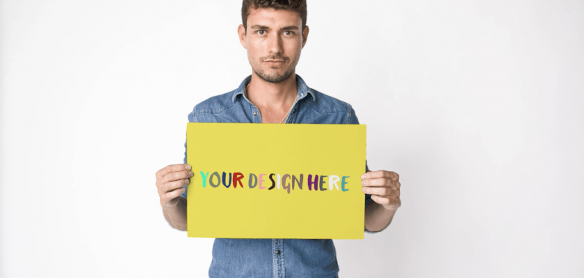 free poster video mockup