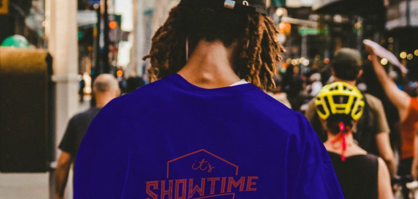 T-Shirt on a Man in NYC