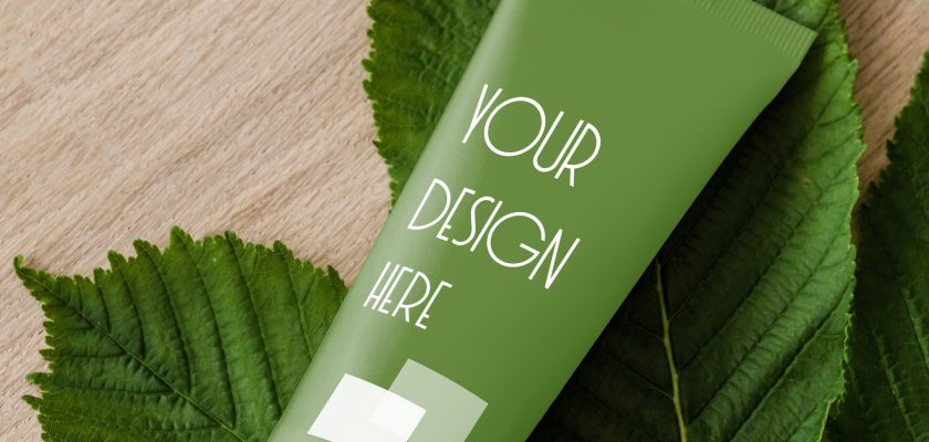 cosmetic tube mockup