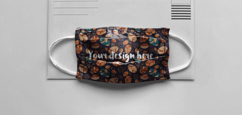 Face Mask on an Envelope