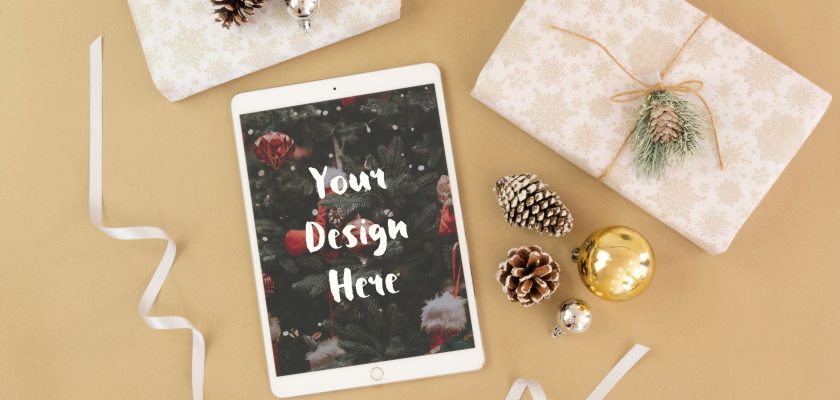 Christmas iPad Mockup