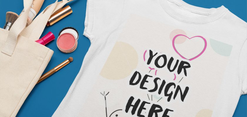 Flat Lay T-Shirt Mockup Generator