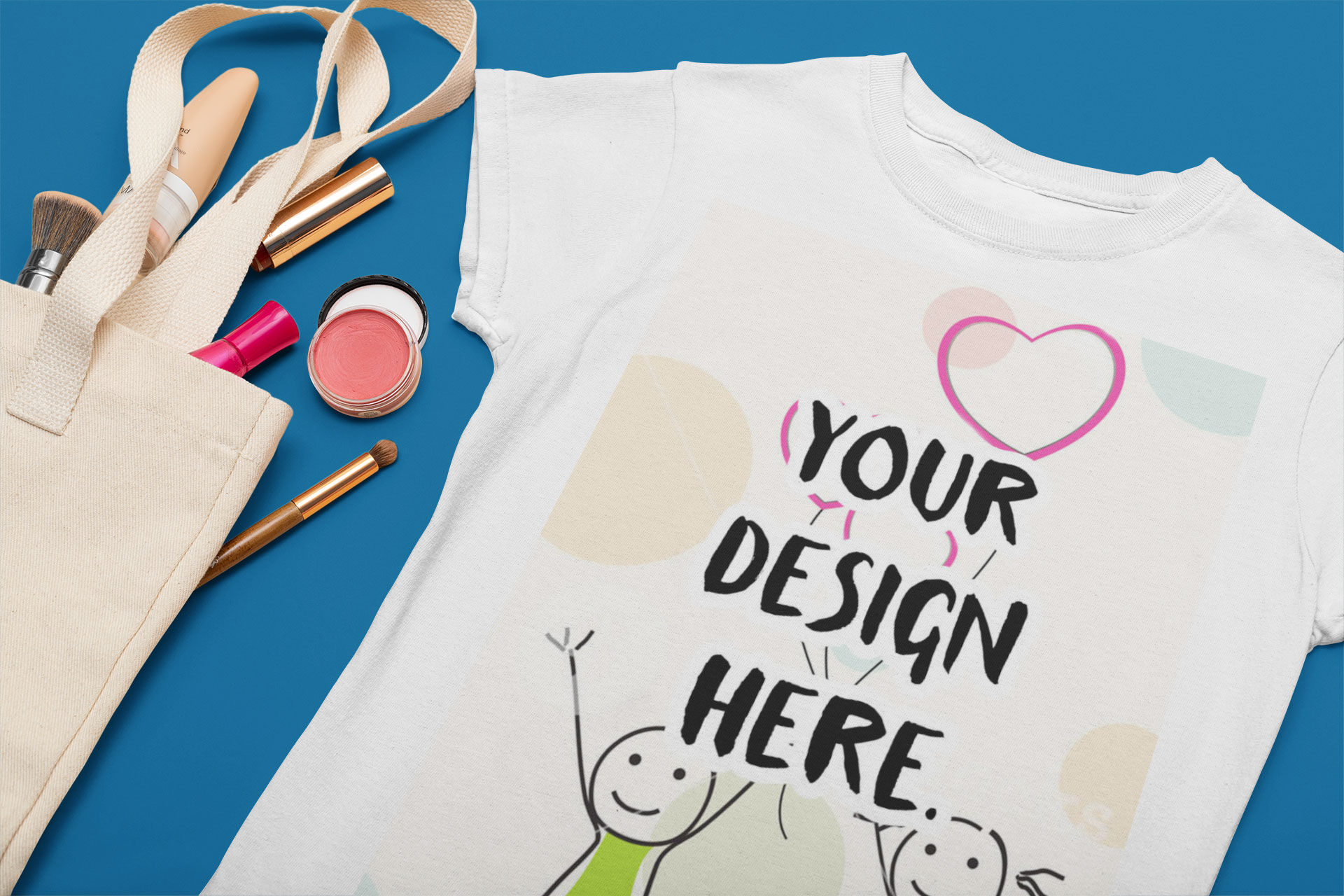 Download Flat Lay T-Shirt Mockup Generator - Free Mockup Download