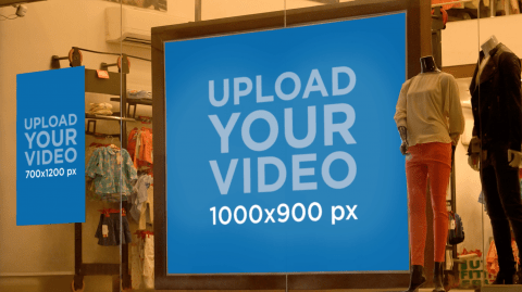 Free poster and billboard video mockup