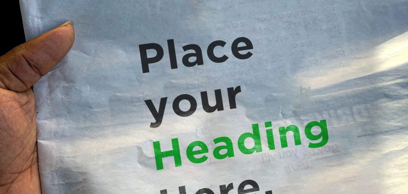 free newspaper mockup