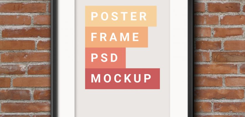 Hanging Poster Frame Mockup