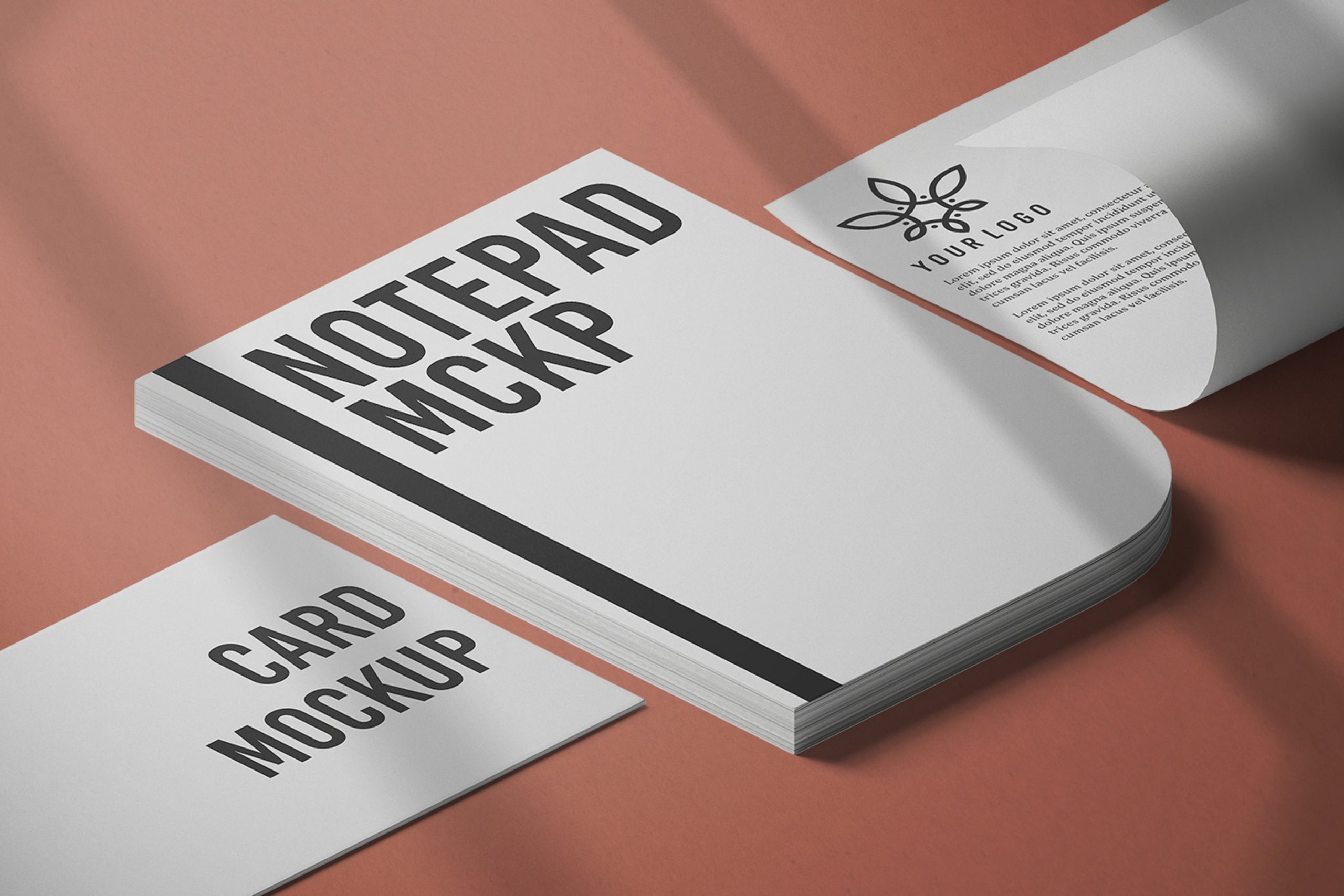 Closed Notepad Mockup - Free Mockup Download