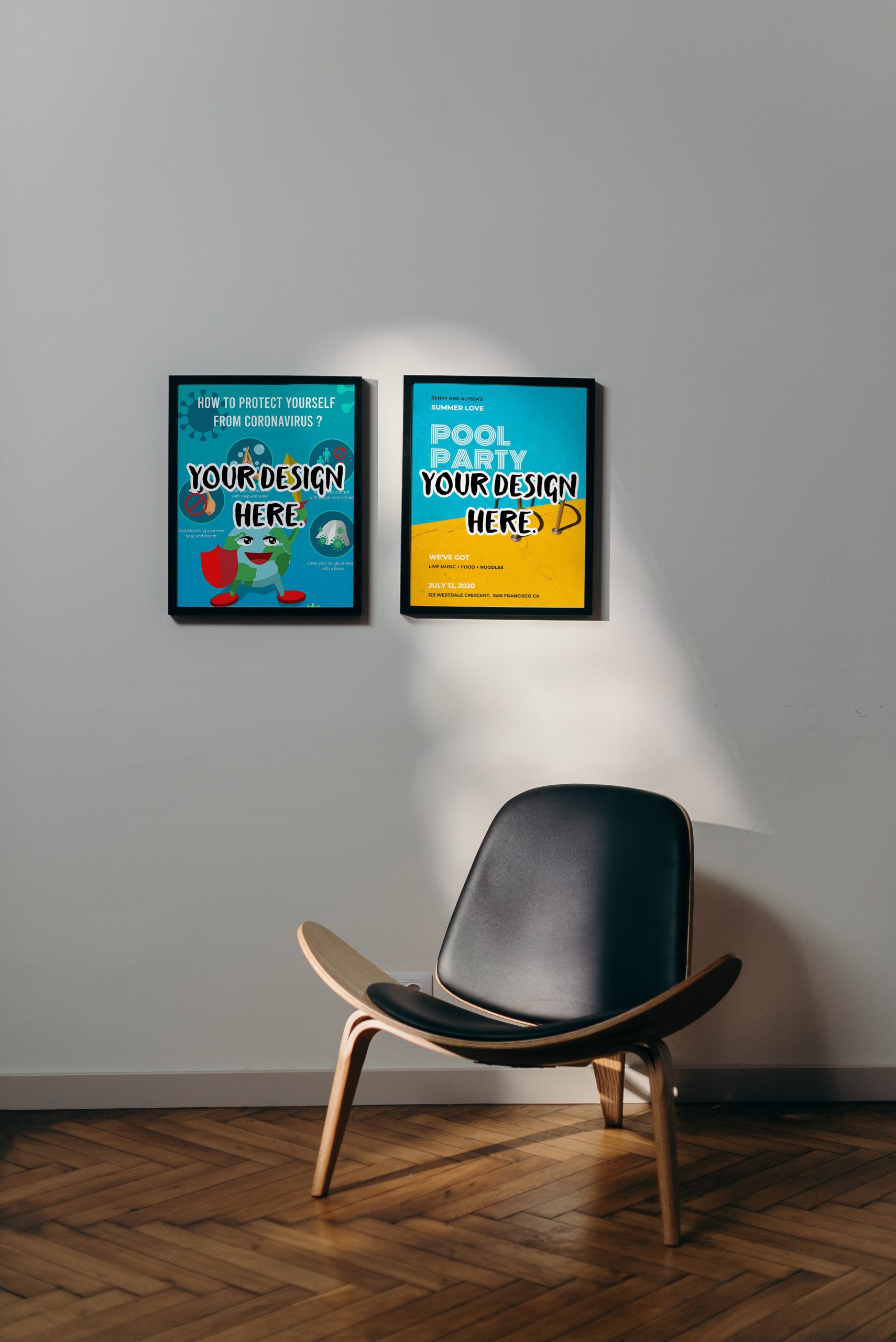 Download Free Double Poster Mockup - Free Mockup Download