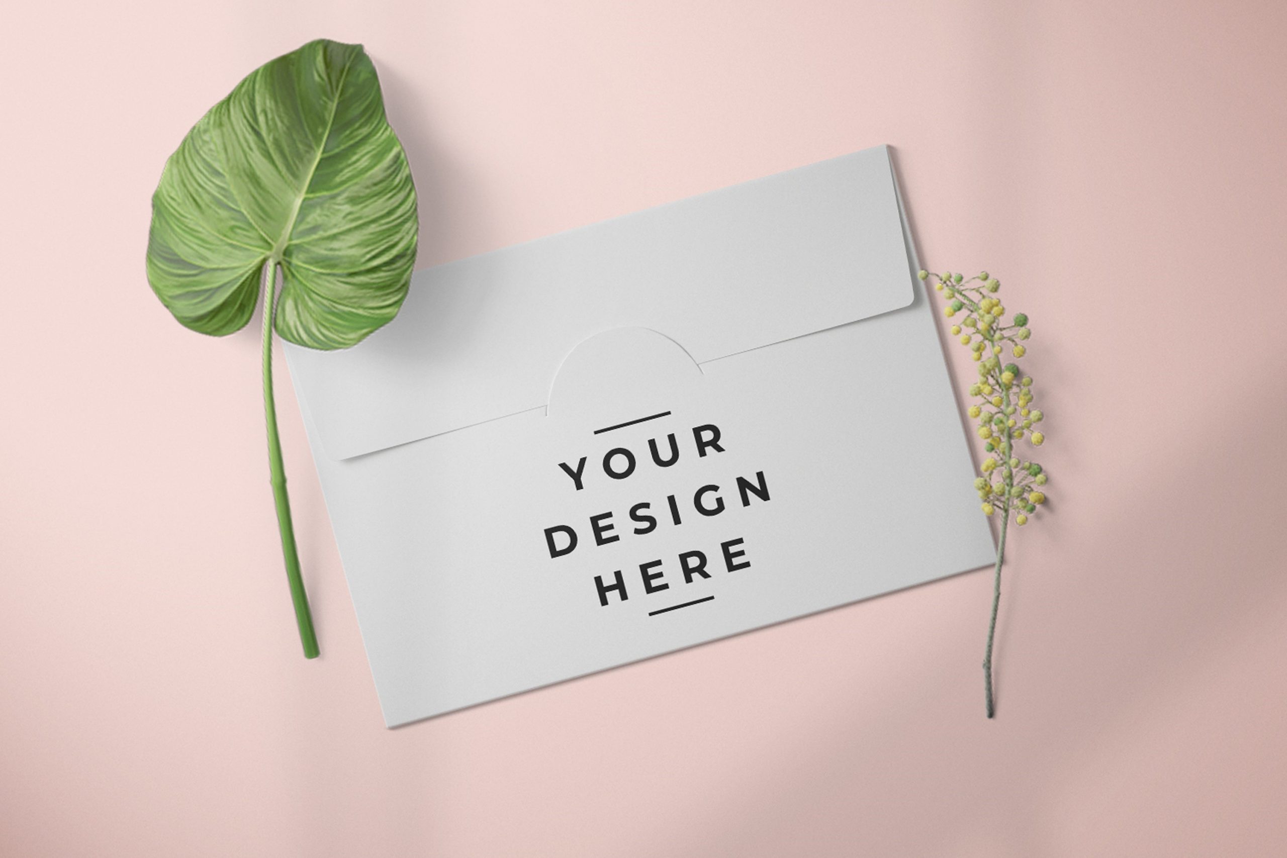 Paper envelope mockup premium free mockup