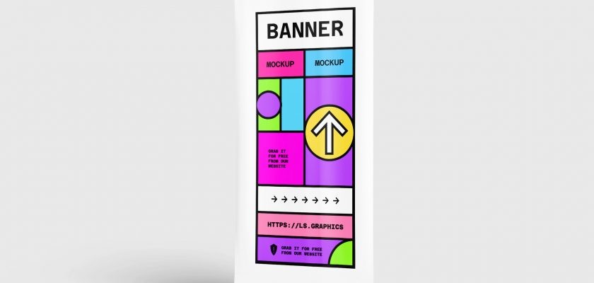 Roll-up Standing Banner Mockup