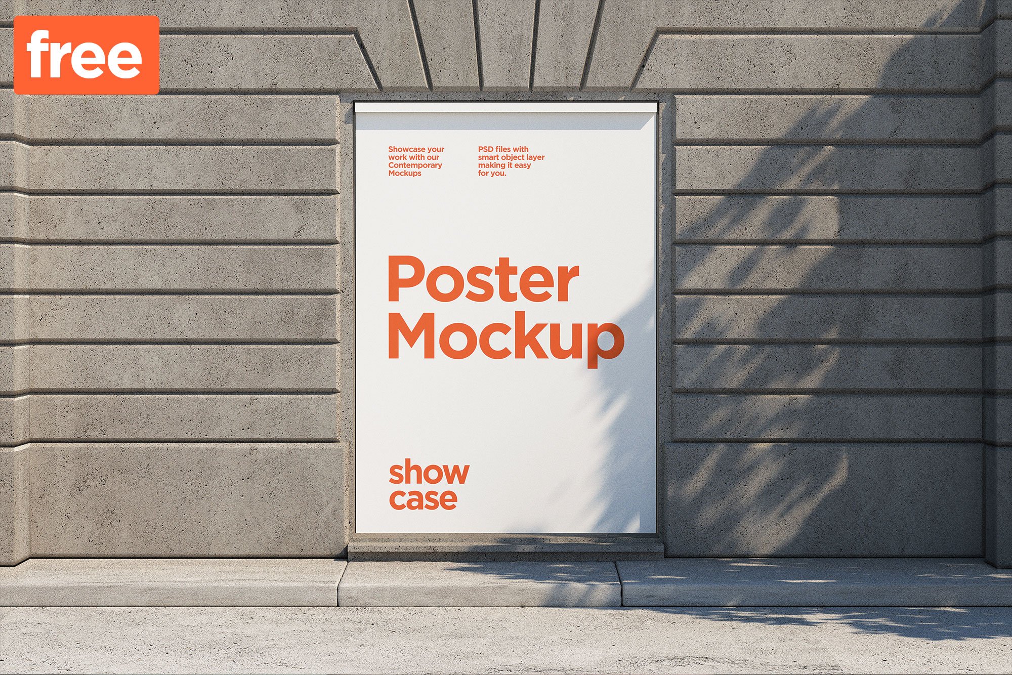 Free Poster Mockup Free Poster Mockup