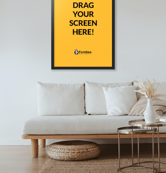 Poster Mockup In A Modern Living Room, Modern Living Room Pictures Free