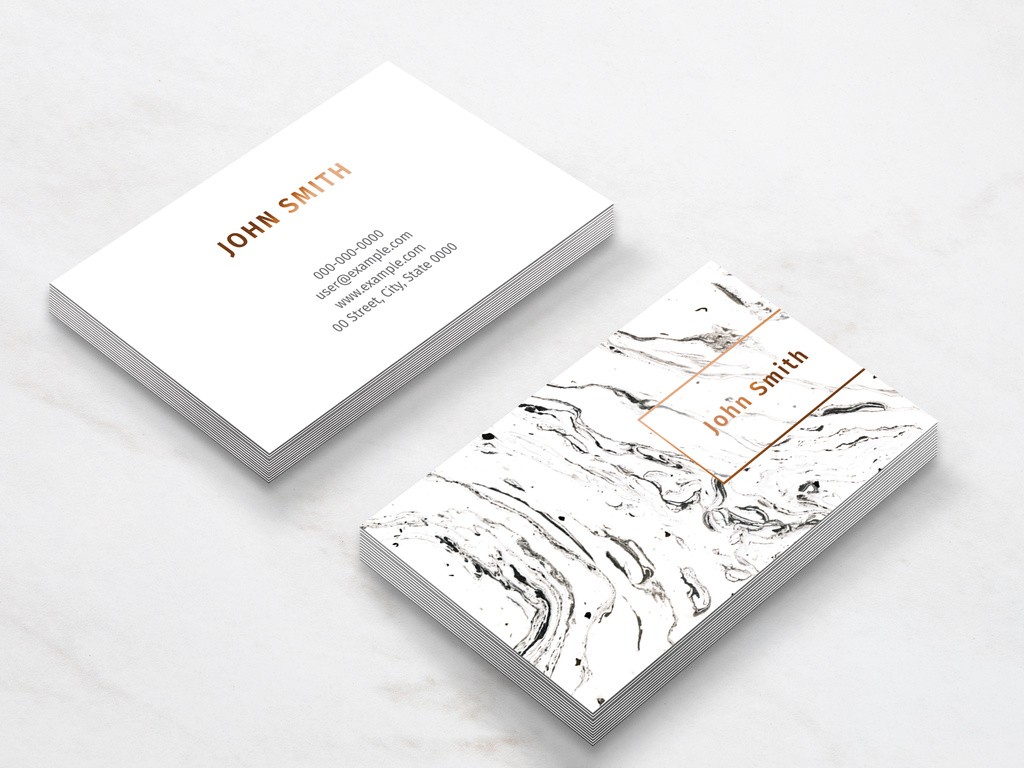 Free Business Card Mockup