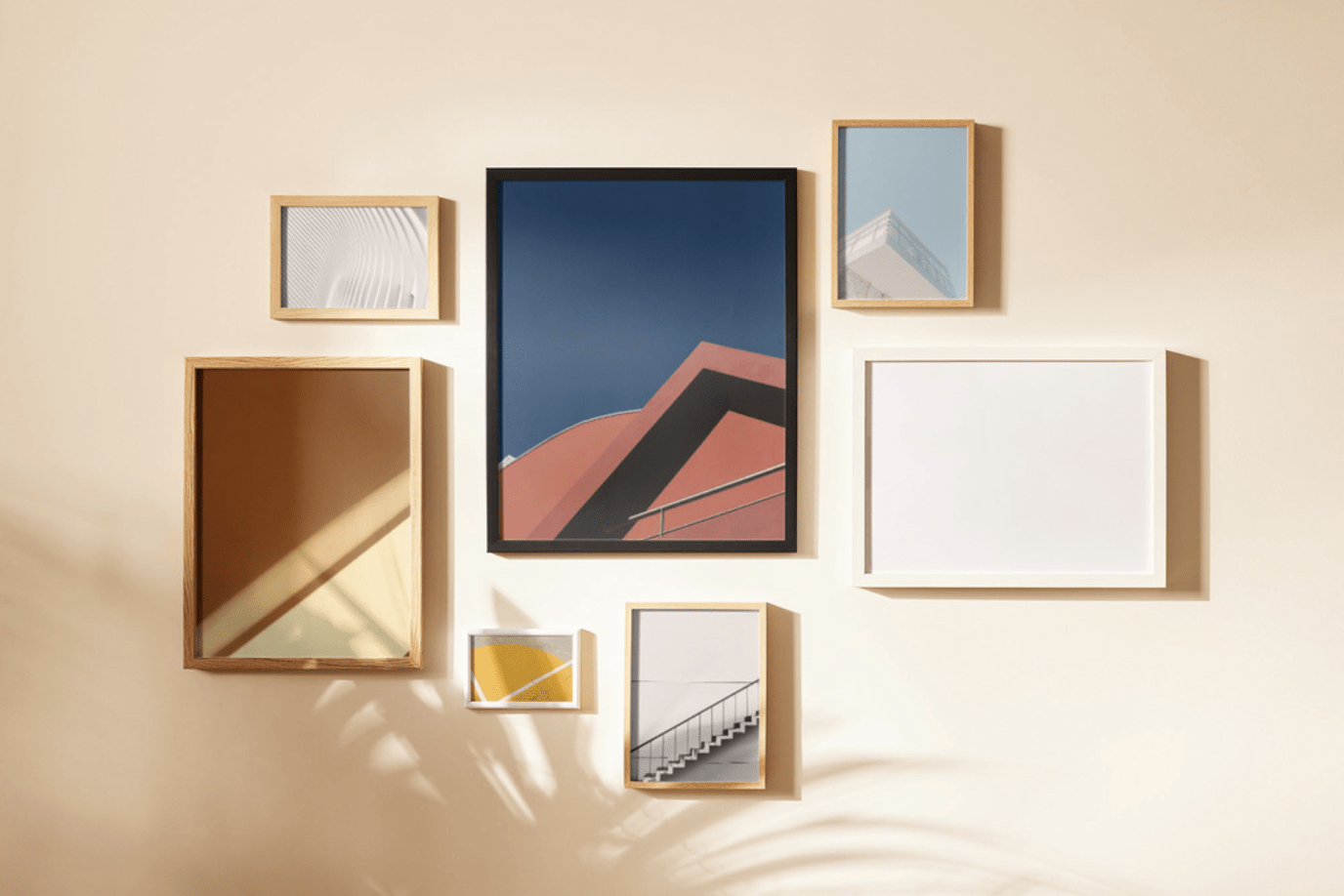 Photo Frame Gallery Wall Mockup