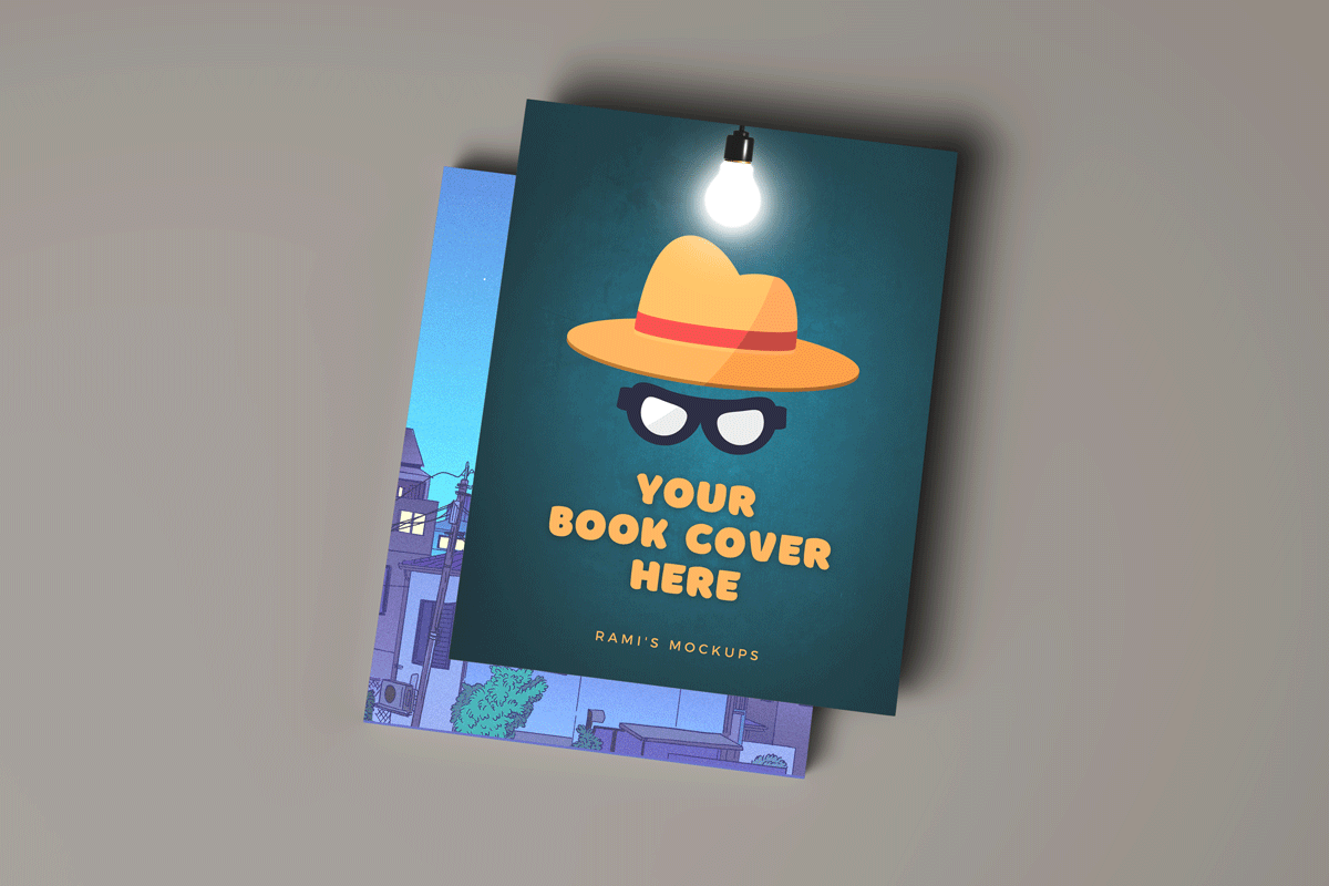 Two Books Cover Mockup