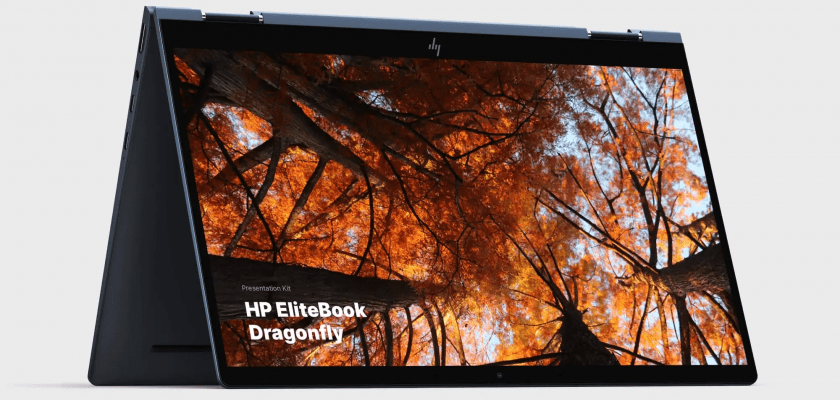 HP Elitebook Dragonfly Mockup